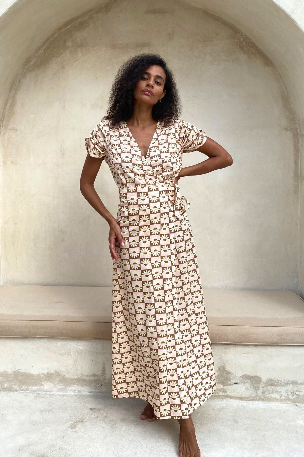 The Juliet Wrap Dress Neapolitan Blooms – Renee Loves Frances