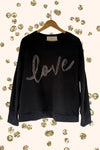 Love Jumper - Black on Black