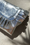 Hold me closer clutch - Silver Metallic