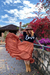 The Jools Skirt - Terracotta