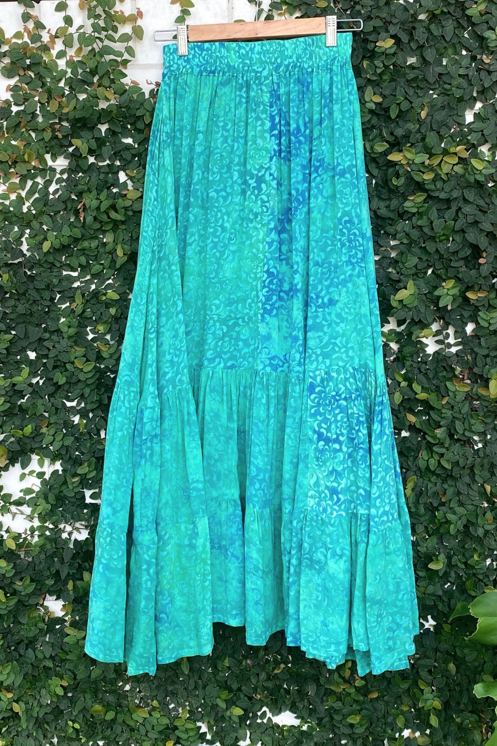 The Elizabeth Maxi Skirt - The Turquoise Sea