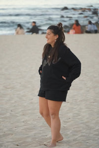 Love Jumper - Black on Black
