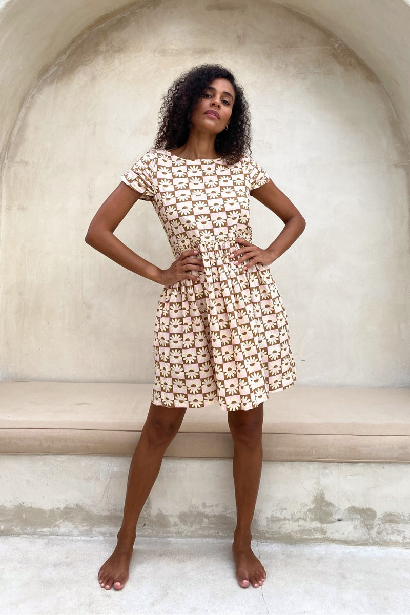 Babydoll Isabella Dress - Neapolitan Blooms