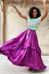 The Jools Skirt - Magenta Burst