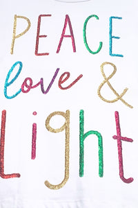 Peace Love and Light Tee