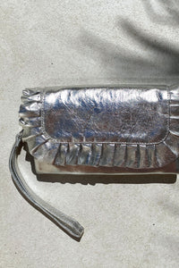 Hold me closer clutch - Silver Metallic