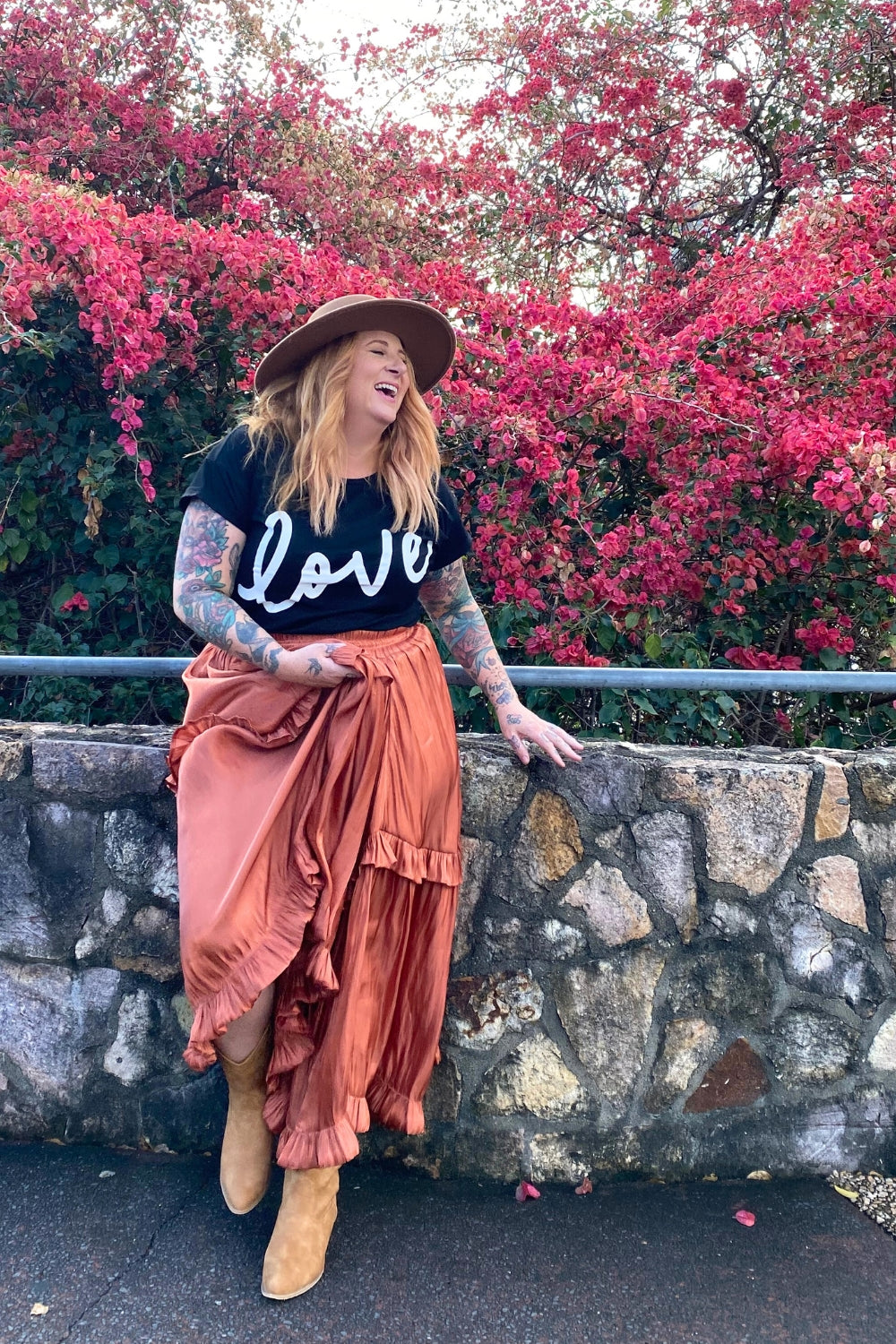 The Jools Skirt - Terracotta