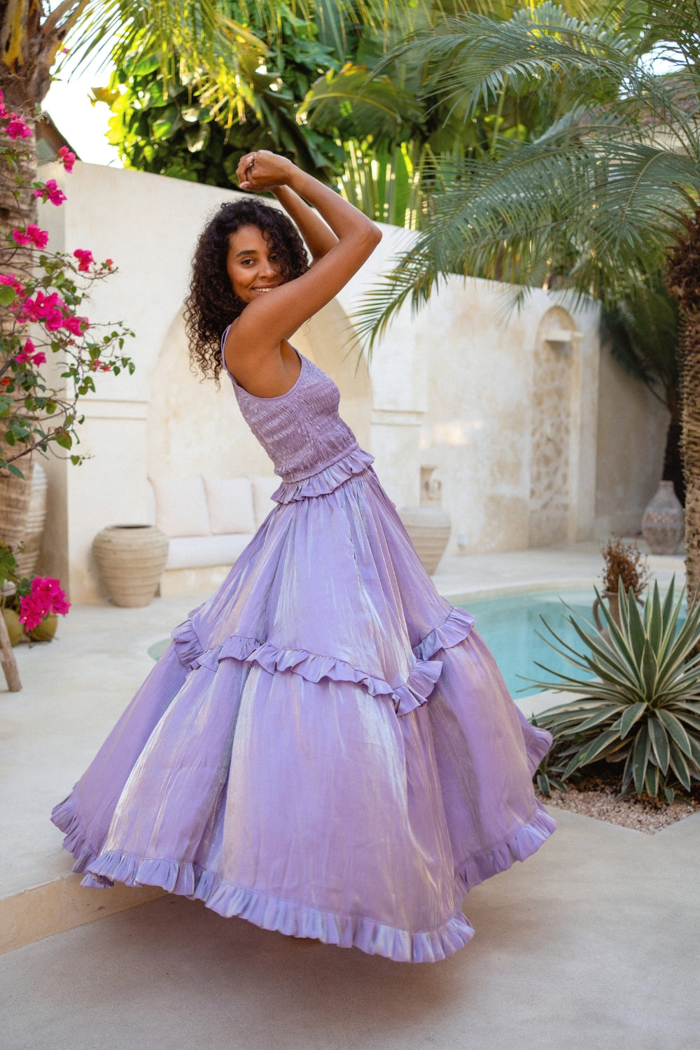 The Jools Skirt - LAVENDER HAZE