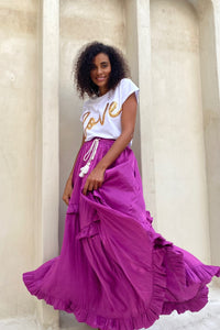The love tee - White and Gold