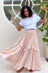 The Jools Skirt - Champagne Shimmer