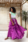 The Jools Skirt - Magenta Burst