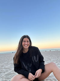 Love Jumper - Black on Black