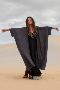 The Chloe Duster - Charcoal - PRE-ORDER