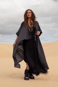 The Harpy Duster - Charcoal
