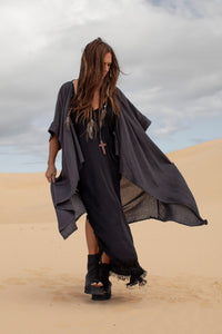 The Harpy Duster - Charcoal