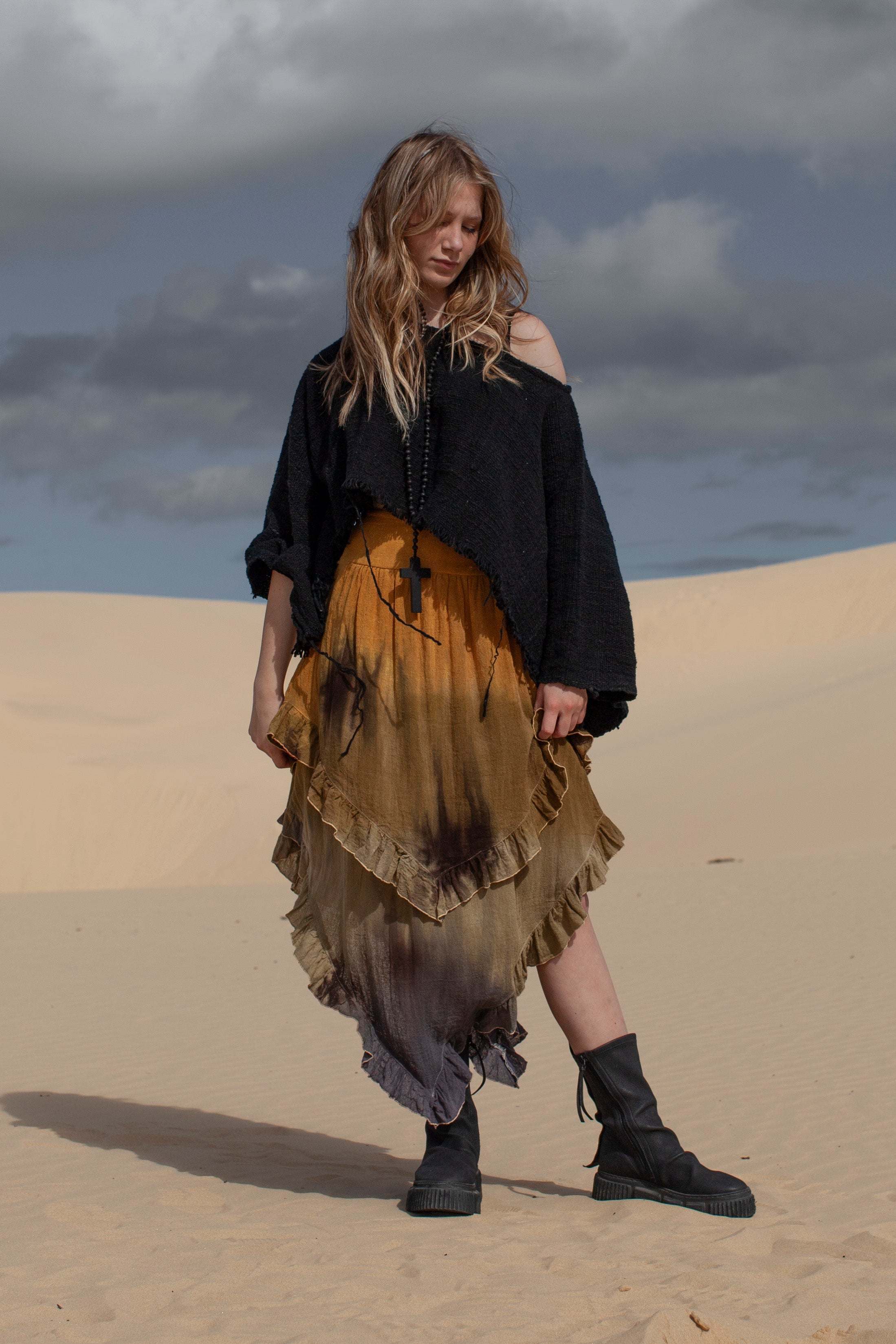 The Juna lux skirt - Oak Wash - PRE-ORDER