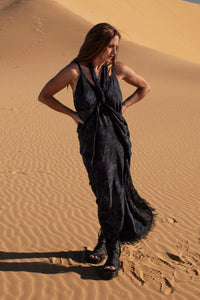 The Seven-Way Kasey Dress - Smoke Wash Rayon - PRE-ORDER
