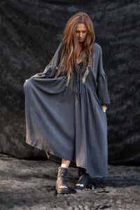 The Drifter Dress - Charcoal - PRE-ORDER