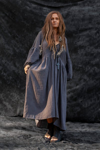 The Drifter Dress - Charcoal - PRE-ORDER