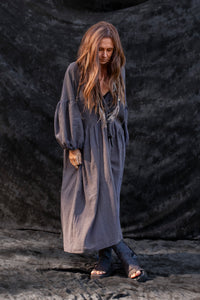 The Drifter Dress - Charcoal - PRE-ORDER
