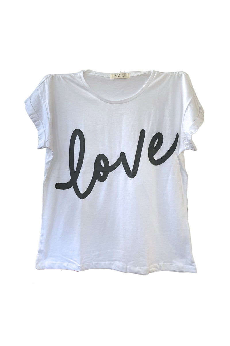 love tee - White and Stone