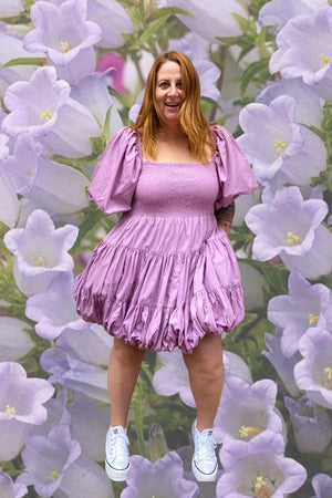 The Grace Mini Dress -  Lilac