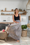 Goddess Maxi Dress - Animal Print - Renee Loves Frances