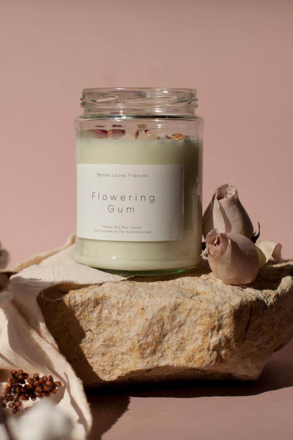 Flowering Gum Soy Candle - Renee Loves Frances