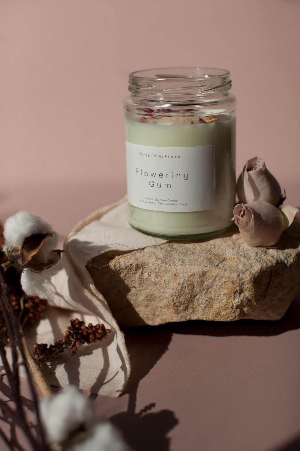 Flowering Gum Soy Candle - Renee Loves Frances