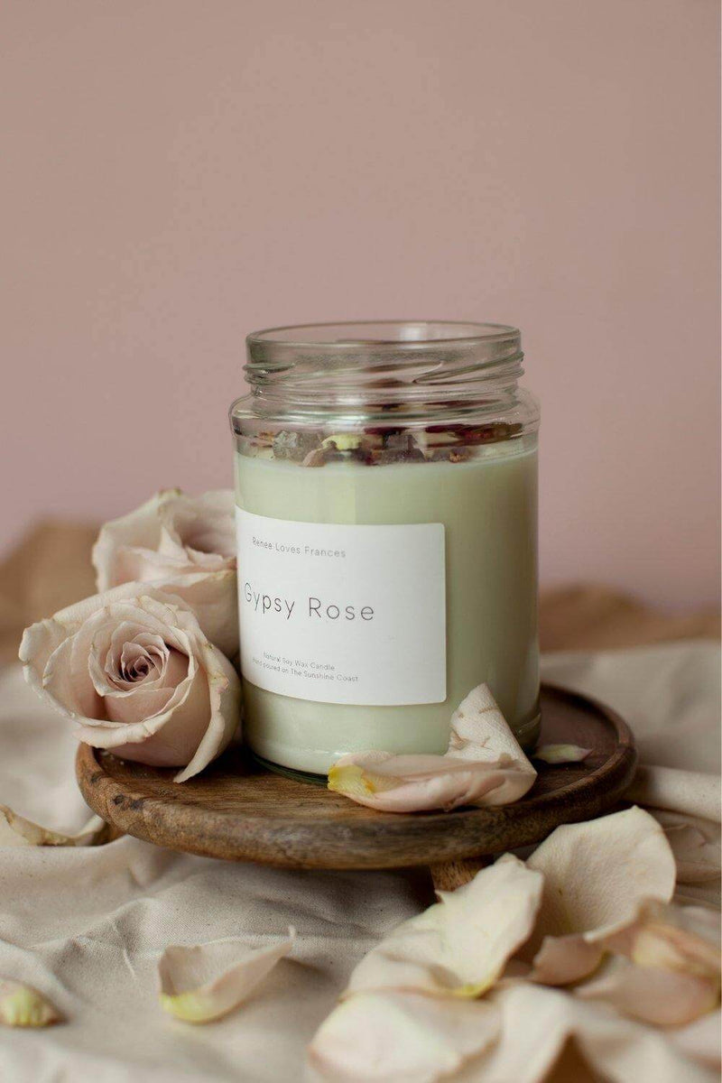 Gypsy Rose Soy Candle - Renee Loves Frances