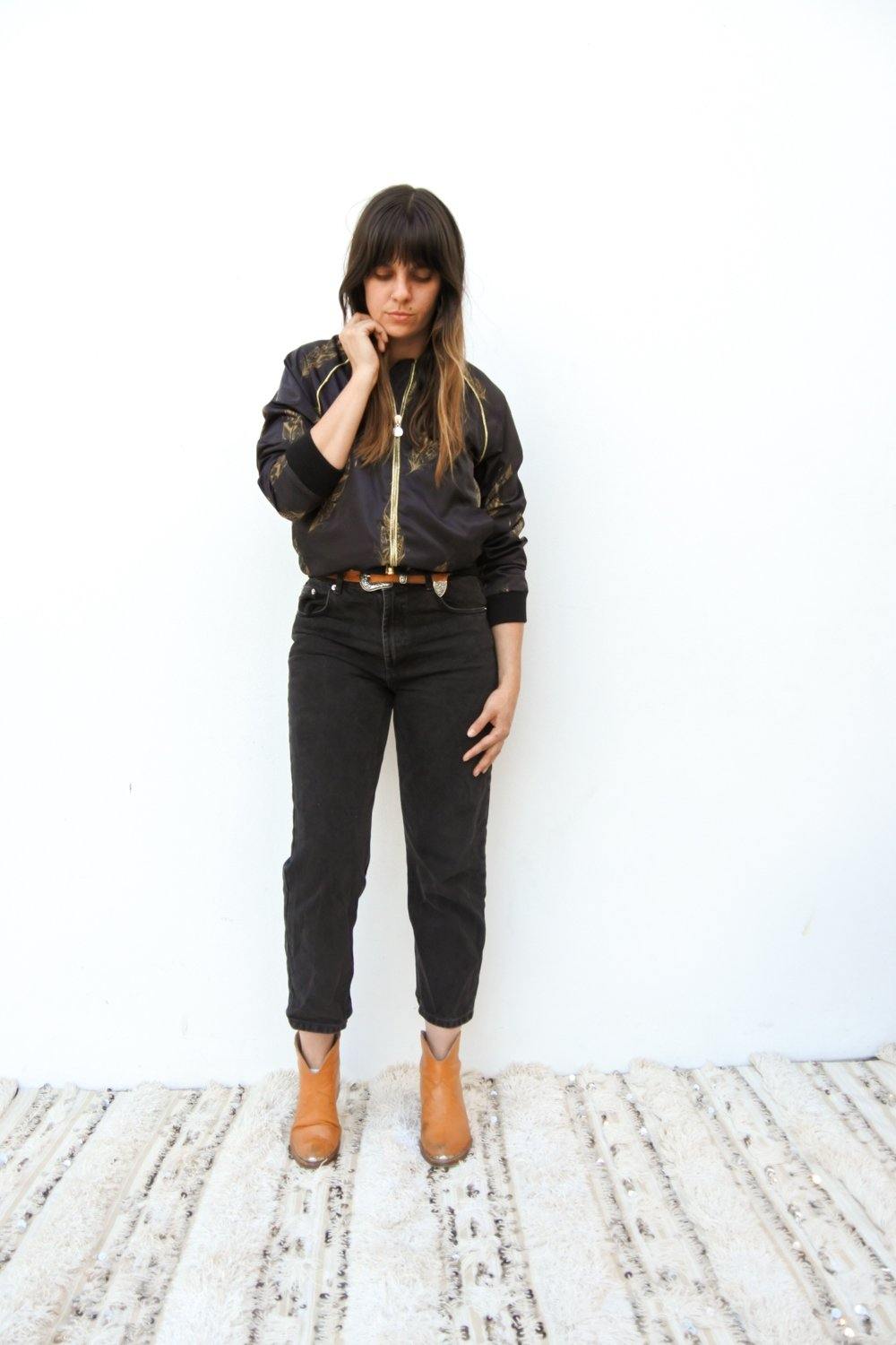 Poetry Bomber Jacket - Renee Loves Frances