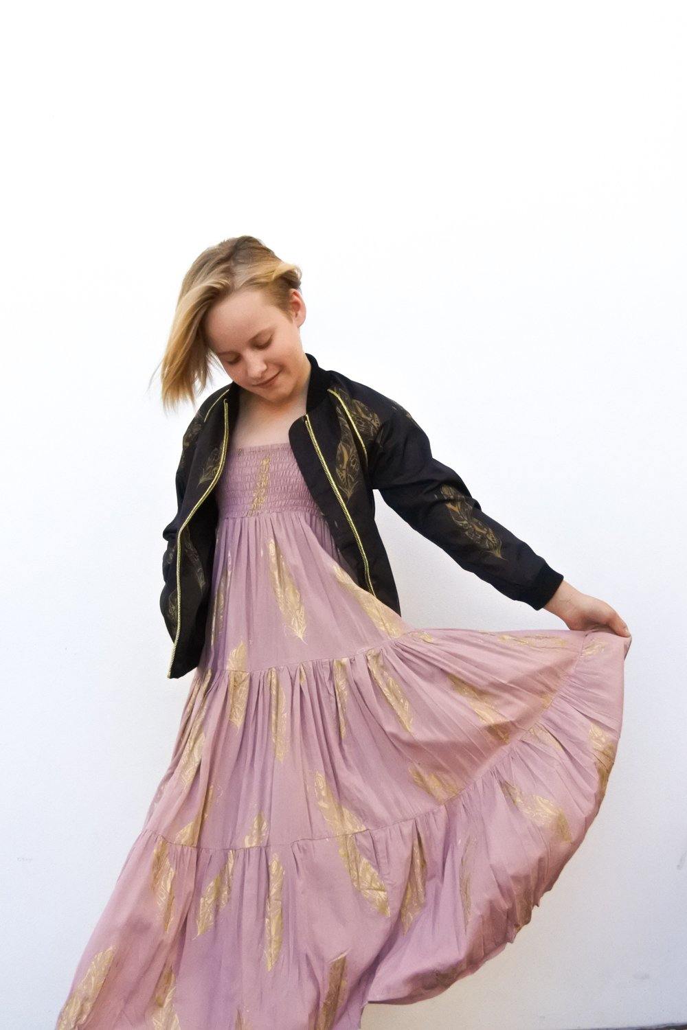 Poetry Bomber Jacket - Kids - Renee Loves Frances