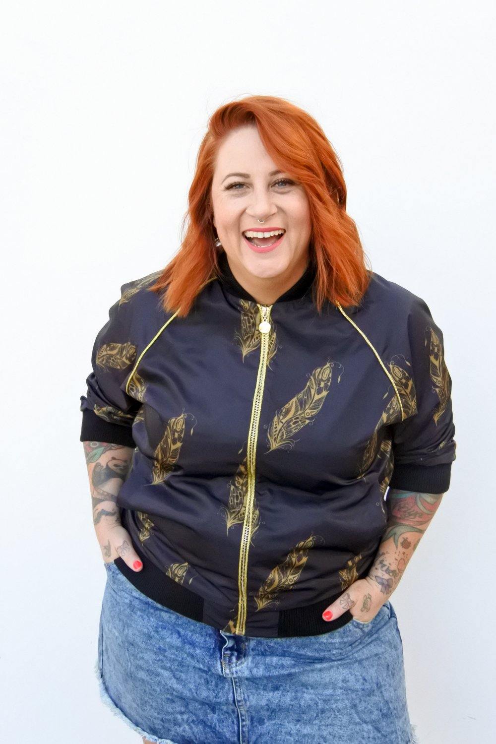 Poetry Bomber Jacket - Renee Loves Frances