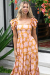 The Dorothy Dress - Pink Mustard Blooms