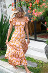 The Dorothy Dress - Pink Mustard Blooms