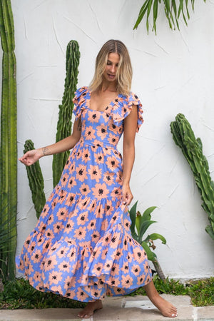 The Dorothy Dress - Periwinkle Blooms