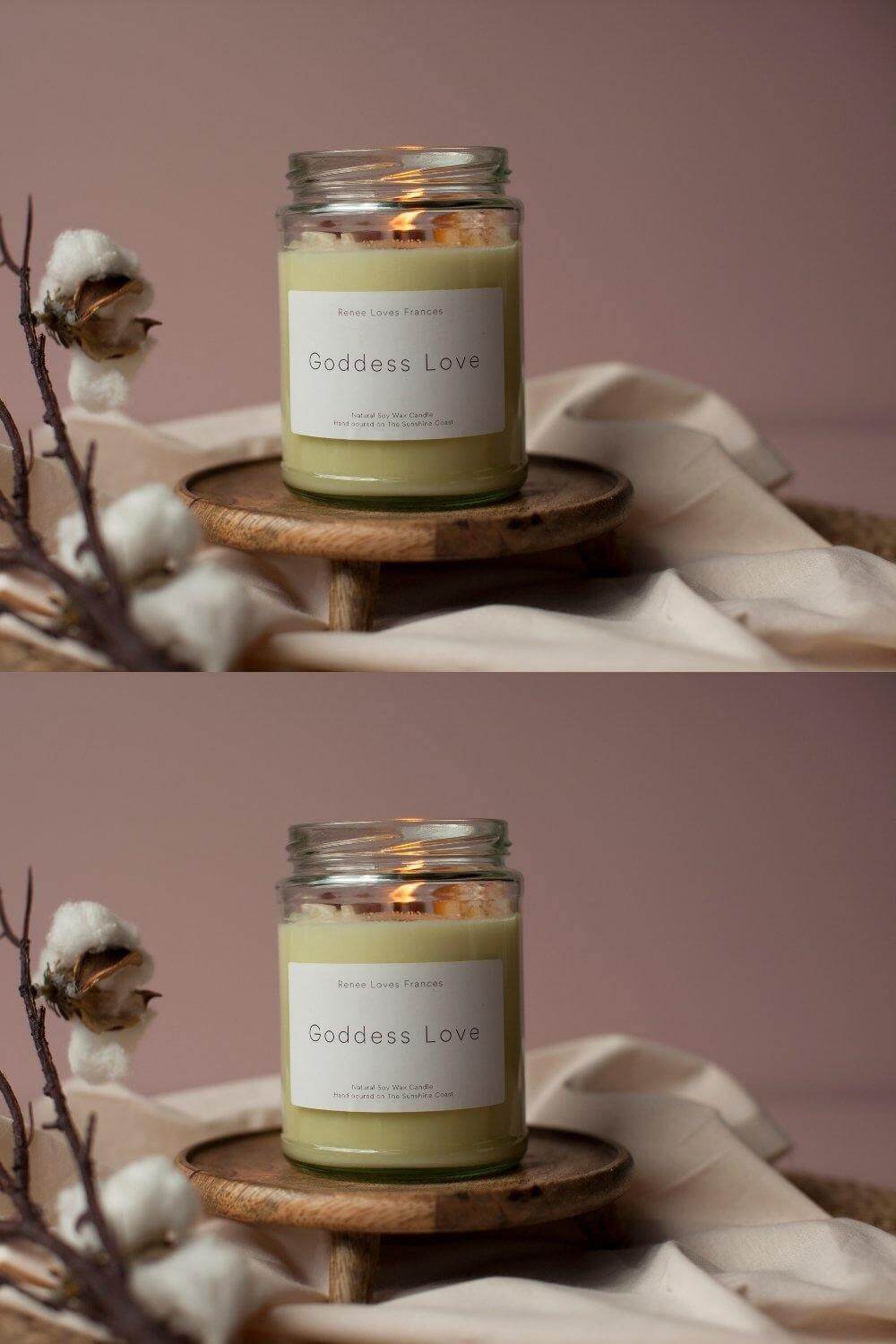 Goddess Love Soy Candle - Renee Loves Frances