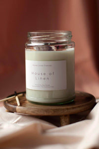 House of Linen Soy Candle - Renee Loves Frances
