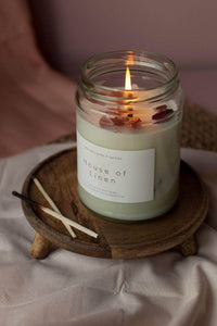 House of Linen Soy Candle - Renee Loves Frances