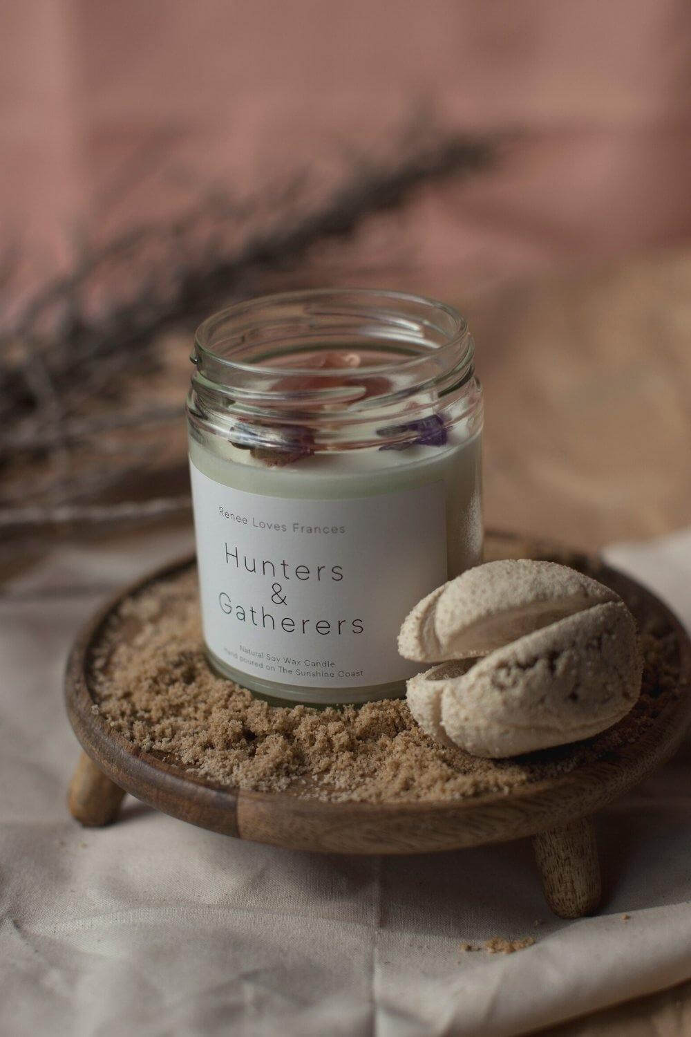Hunters and Gathers Soy Candle - Renee Loves Frances