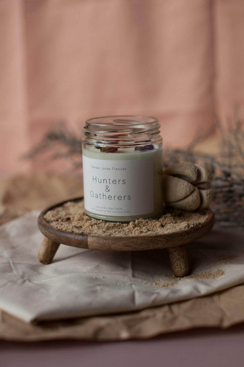 Hunters and Gathers Soy Candle - Renee Loves Frances