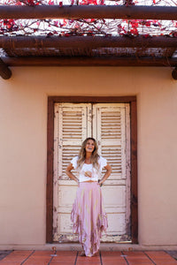 The Kasey Skirt - Blush Pink - Renee Loves Frances