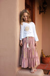 The Poet Skirt - Blush Pink - Renee Loves Frances