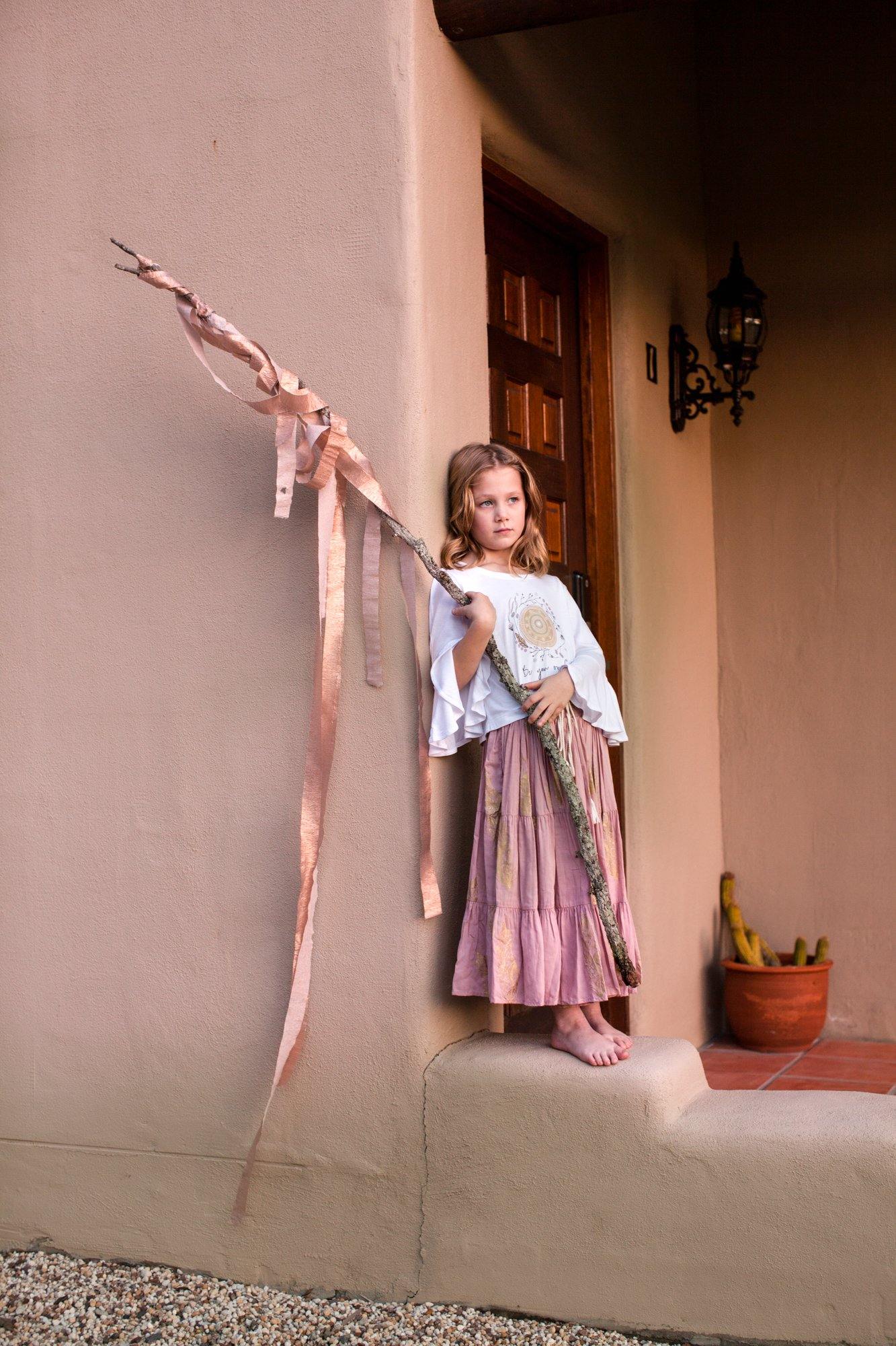The Poet Skirt - Blush Pink - Renee Loves Frances