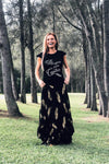 Be Your Own Captain Black Tee - Ladies - Renee Loves Frances