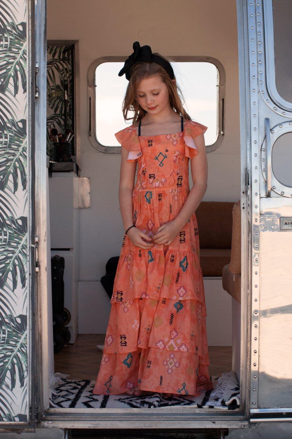 The Poppin Dress- Captain Print - Renee Loves Frances