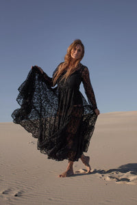 The Florence Dress - Black Lace - Renee Loves Frances