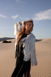 The Pony Tassel Jacket - White - Renee Loves Frances