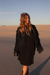 The Pony Tassel Jacket - Black - Renee Loves Frances