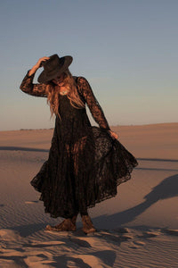 The Florence Dress - Black Lace - Renee Loves Frances